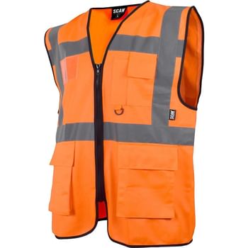 Scan Hi Vis Utility Waistcoat