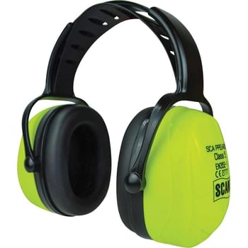 Scan Hi Vis Yellow Ear Defenders