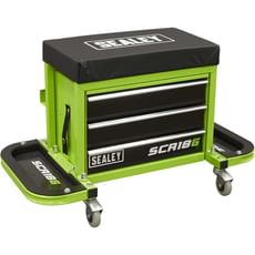 Sealey Mechanics Rolling Tool Box Seat Green