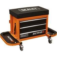 Sealey Mechanics Rolling Tool Box Seat Orange