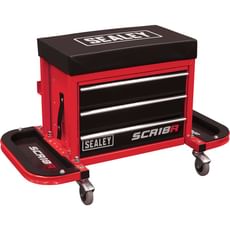Sealey Mechanics Rolling Tool Box Seat Red