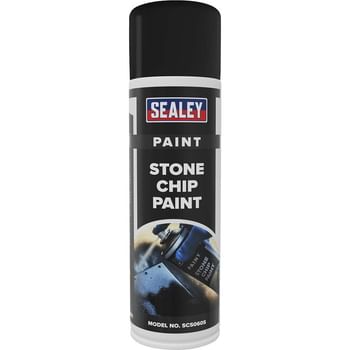 Sealey Stone Chip Protective Aerosol Spray Paint Pack of 6