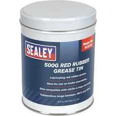Sealey SCS110 Red Rubber Grease Tin