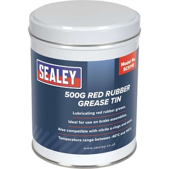 Sealey SCS110 Red Rubber Grease Tin