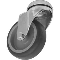 Sealey Medium Duty Thermoplastic Bolt Hole Swivel Castor Wheel