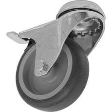 Sealey Medium Duty Thermoplastic Swivel Castor Wheel and Total Lock