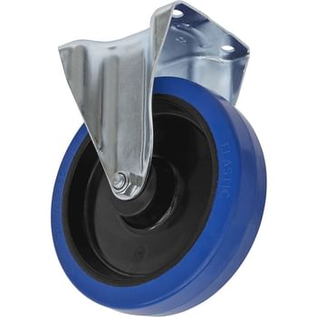 Sealey Fixed Plate Castor Blue Elastic