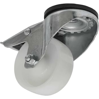 Sealey Bolt Hole Swivel Total Lock Castor White