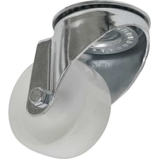 Sealey Bolt Hole Swivel Castor White