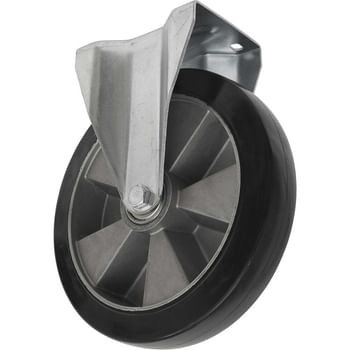 Sealey Heavy Duty Rubber Fixed Plate Castor Wheel