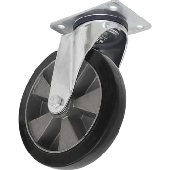 Sealey Heavy-Duty Rubber Swivel Castor Wheel