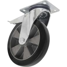 Sealey Heavy Duty Rubber Castor Wheel Swivel and Total Lock