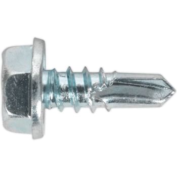 Sealey Hex Head Zinc Plated Din 7504K Self Drilling Screws