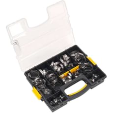 Sealey 90 Piece Stainless Steel Hose Clip Assortment