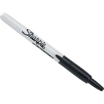 Sharpie Retractable Fine Tip Permanent Marker Pen