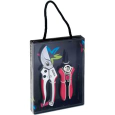 Spear and Jackson Colours Pink Bypass Secateurs and Mini Snips Set