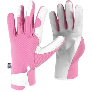 Kew Gardens Leather Palm Gardening Gloves