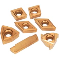 Sealey SM3025CS6 Lathe Turning Tool Tips Set