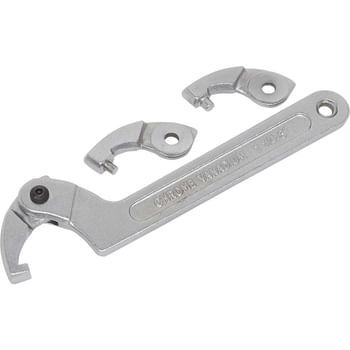 Sealey 4 Piece Adjustable Hook and Pin Wrench Set