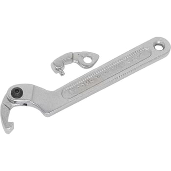 Sealey 3 Piece Adjustable C Spanner Hook and Pin Wrench Set