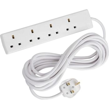SMJ 4 Socket Extension Lead 240v
