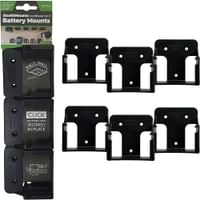 Stealth Mounts 6 Pack Battery Mounts for Metabo 18V Batteries