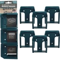 Stealth Mounts 6 Pack Battery Mounts for Makita 40V XGT Batteries