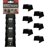 Stealth Mounts 6 Pack Battery Mounts for Milwaukee 12V M12 Batteries