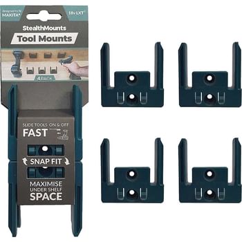 Stealth Mounts 4 Pack Tool Mounts for Makita 18V LXT Tools