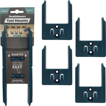 Stealth Mounts 4 Pack Tool Mounts for Makita 40V XGT Tools