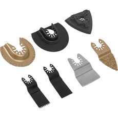 Sealey 7 Piece OIS Oscillating Multi Tool All Purpose Blade Set