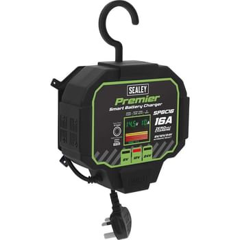 Sealey SPBC16 Fully Automatic 16 Amp Battery Charger