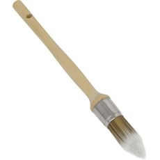 Sealey Wooden Handle Round Sash Synthetic Paint Brush