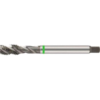 Sirius HSS-E Tin Green Ring Machine Tap Spiral Flute