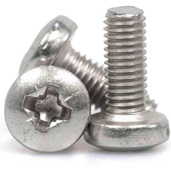Sirius Pan Head Machine Screw Pozi A4 316 Stainless Steel
