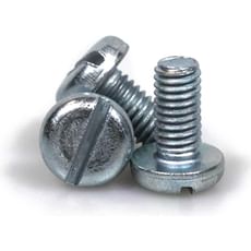 Sirius Pan Head Machine Screw Slotted BZP