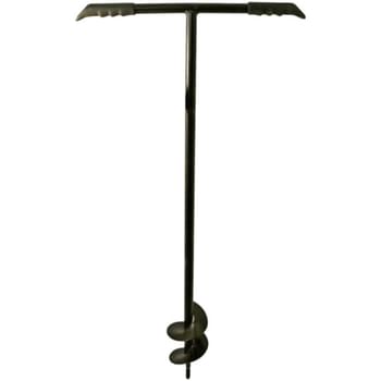 Sirius Heavy Duty Steel Handle Post Hole Auger 125mm Diameter