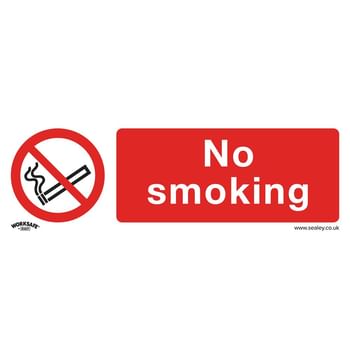 Sealey Rigid Plastic No Smoking Sign