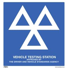 Sealey Aluminium Composite MOT Testing Station Sign Sealey Aluminium Composite MOT Testing Station Sign