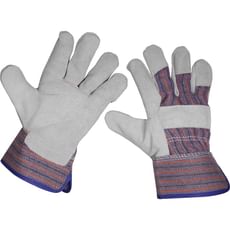 Sealey SSP12 Riggers Gloves Chrome Palm