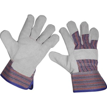 Sealey SSP12 Riggers Gloves Chrome Palm