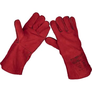 Sealey Lined Leather Welding Gauntlets