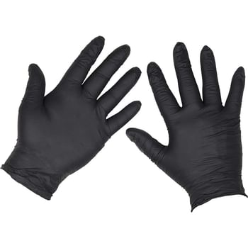 Sealey Extra Thick Powder Free Disposable Nitrile Gloves