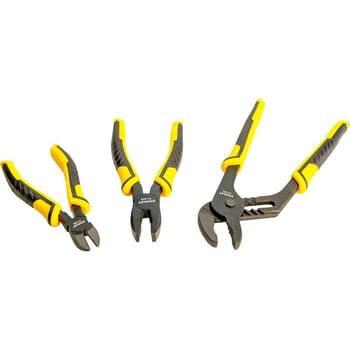 Stanley Dynagrip 3 Piece Plier Set