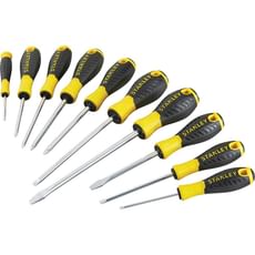 Stanley 10 Piece Essential Mixed Screwdriver Set Stanley 10 Piece Essential Mixed Screwdriver Set