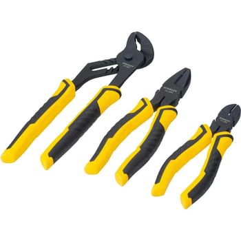 Stanley 3 Piece Control Grip Plier Set