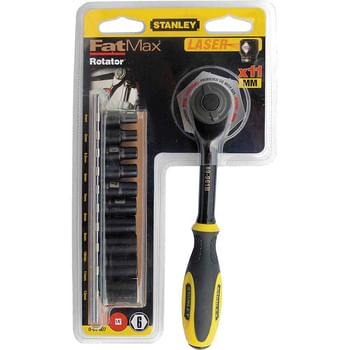 Stanley FatMax 11 Piece 1/4" Drive Rotator Socket Set Metric