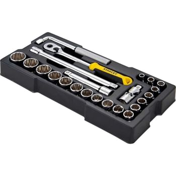 Stanley 23 Piece 1/2" Drive Socket Set Module