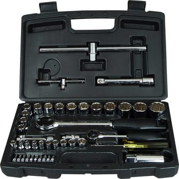Stanley 50 Piece Combination Drive Socket and Bit Set Metric