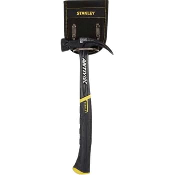Stanley Fatmax Antivibe Curved Claw Hammer and Holder